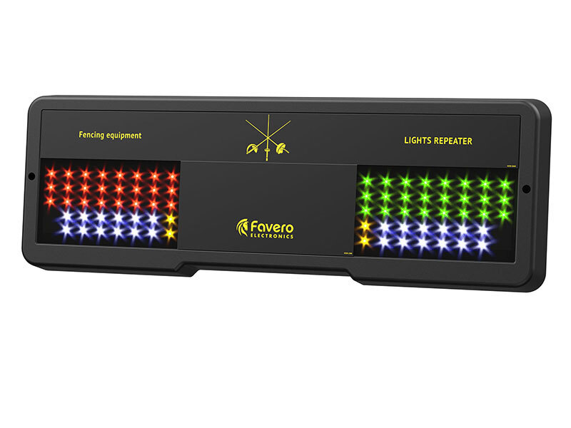 FAVERO Lights repeater for fencing three weapons